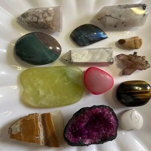 Lot of Minerals Crystals
